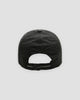 Black dragon print cap, back view of the adjustable strap