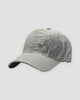 Light gray baseball cap with a gray dragon print