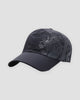 Navy baseball cap with a gray dragon print
