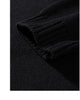 Close-up of the ribbed cuff and hem