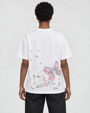 Embroidered Butterfly Blossom T-Shirt