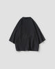 Black haori jacket, back view