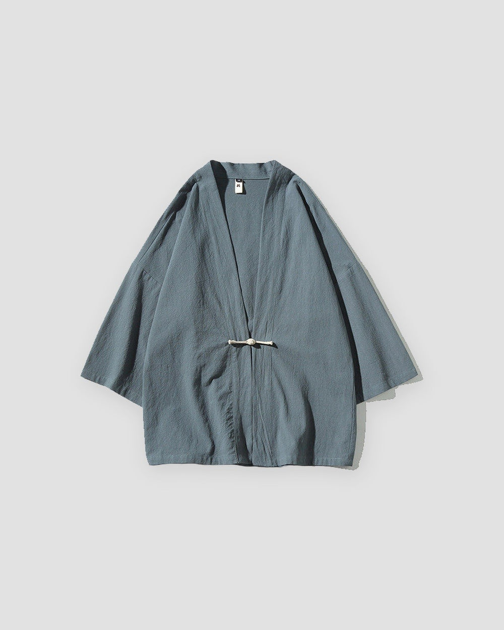 Gray blue haori jacket, front view