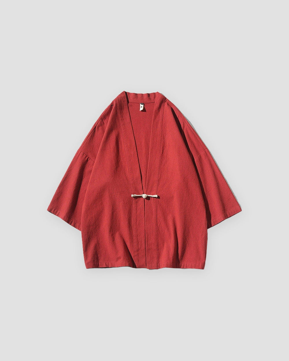 Red haori jacket, front view