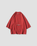 Red haori jacket, front view