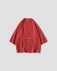 Red haori jacket, front view