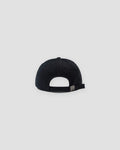 Black mountain sunrise cap, back view with the metal slider buckle