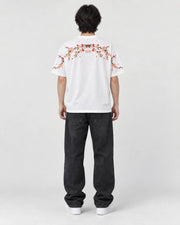 Plum Blossom Embroidered T-Shirt
