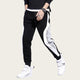 Comfort Fit Joggers with Side Color Block