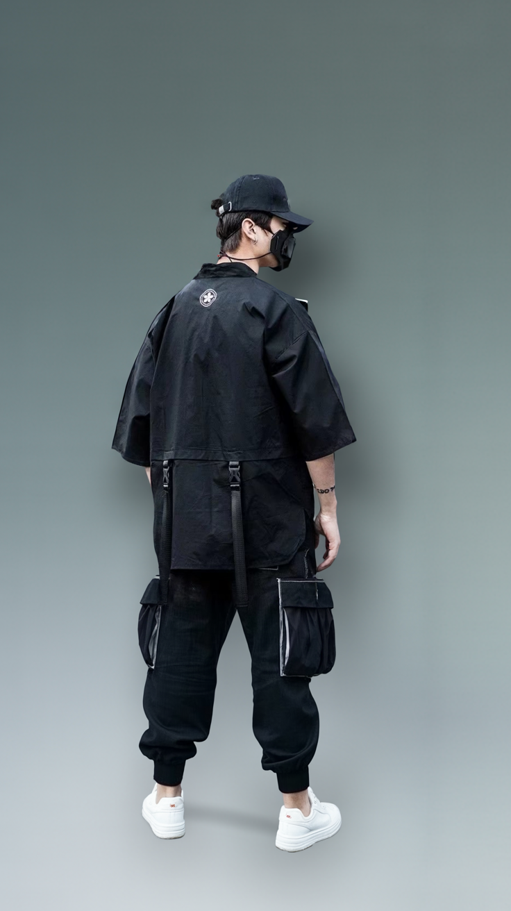 Urban Stealth Kimono Jacket – “Strangers Keep Away” Edition