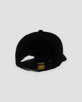 Talisman cap, back view with the brass-tone slider buckle