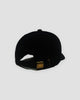 Talisman cap, back view with the brass-tone slider buckle