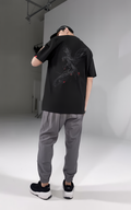Embroidered Phoenix Japanese T Shirt