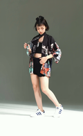 Ukiyo Haori Kimono Jacket | Bold Wave & Goddess Print