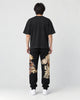 Model wearing the tiger dragon joggers, back view